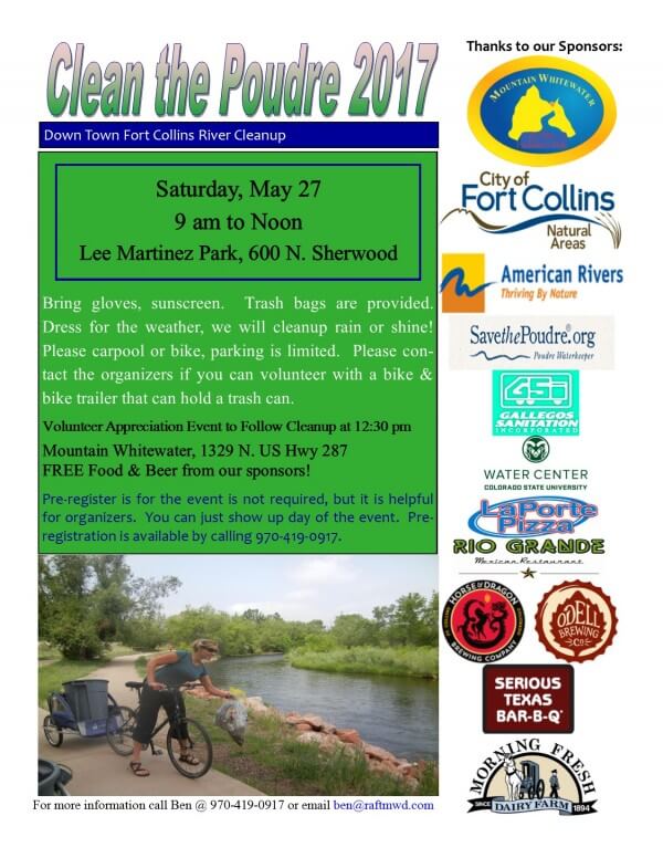 Clean the Poudre 2017 Flyer