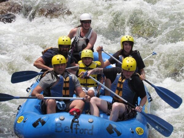 Cass Eriksen guides guests down the Cache la Poudre River. Cass Eriksen guides guests down the Cache la Poudre River.