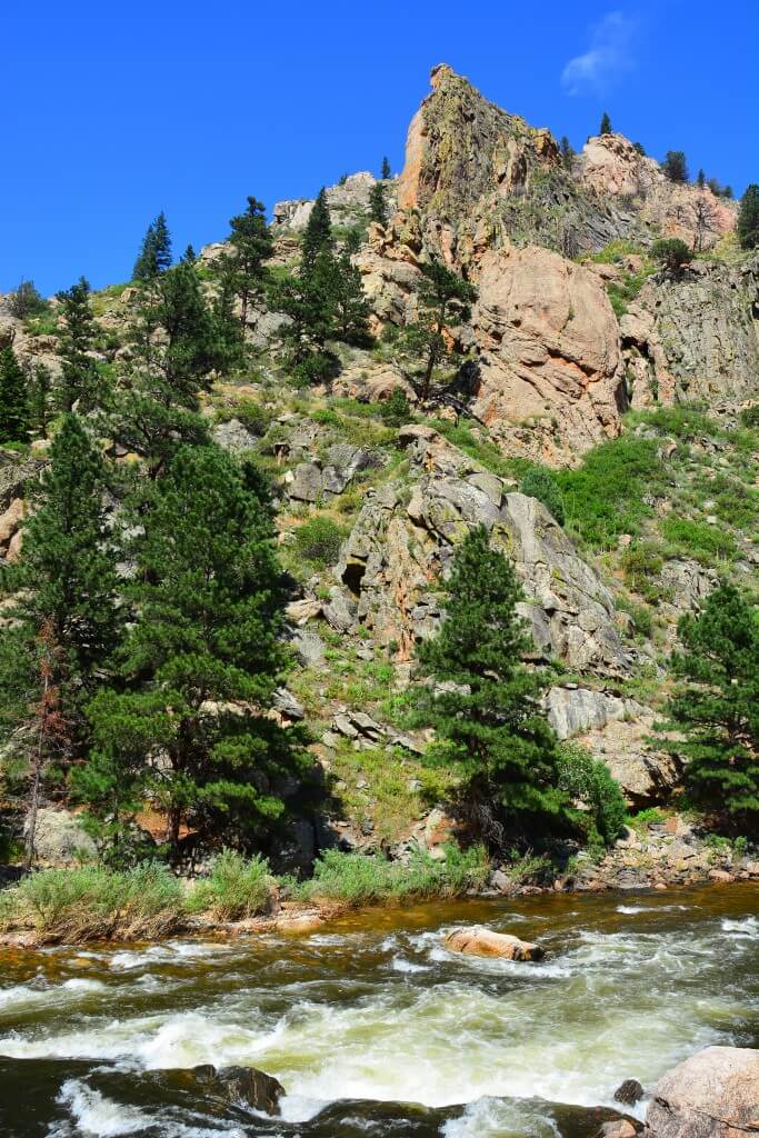 The Wild & Scenic Cache La Poudre River | Three Rock Rapid in July