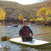 Family Paddleboarding in Fort Collins with Mountain Whitewater