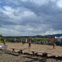 Volleyball at the Paddler's Pub at Mountain Whitewater
