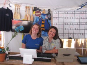 Office Staff Waiting to Greet Guests at Mountain Whitewater