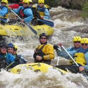 Raft Guide Training on Cache La Poudre River