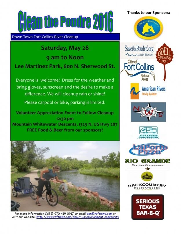Volunteer River Cleanup Flyer