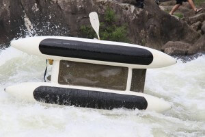 Paddle Cat Flips on the Gauley River