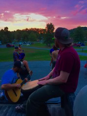 Rafting the Gauley River: Battle Run Campground at Sunset