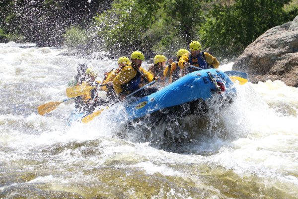 Class IV Whitewater Rafting on the Cache La Poudre River